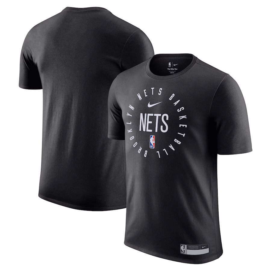 Men's Brooklyn Nets Nike Black 2024/25 Legend On-Court Practice Performance T-Shirt - Puhuasuan