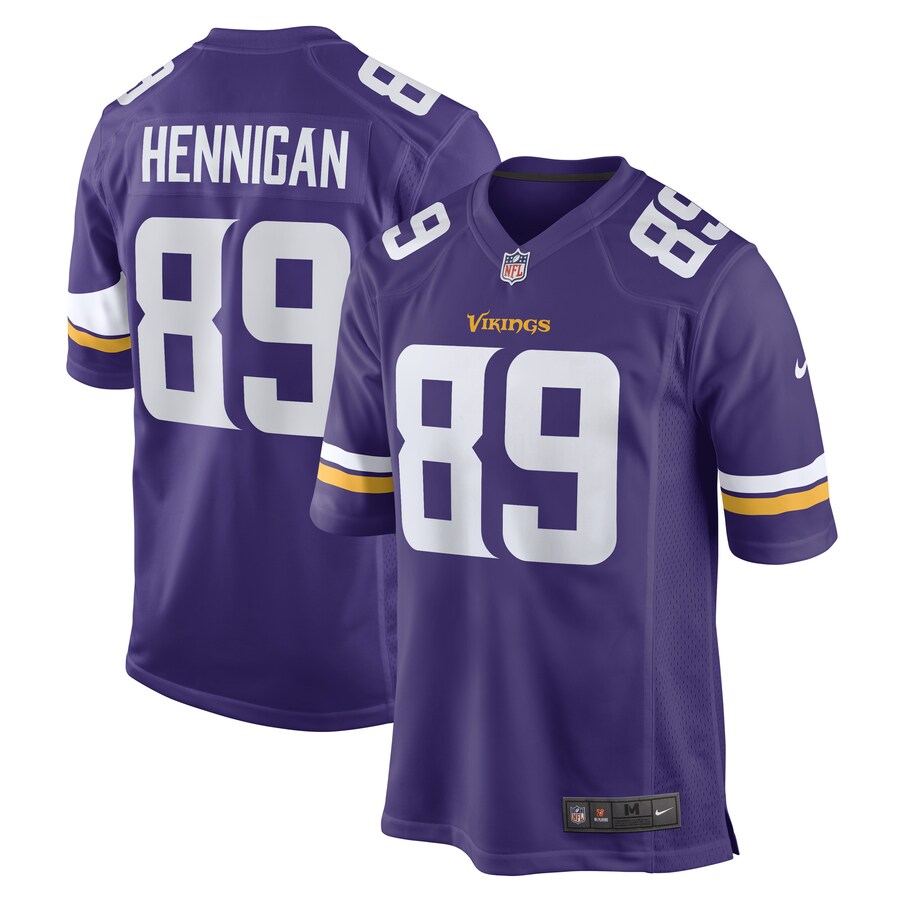 Men's Minnesota Vikings Thomas Hennigan Nike Purple Game Player Jersey - Puhuasuan