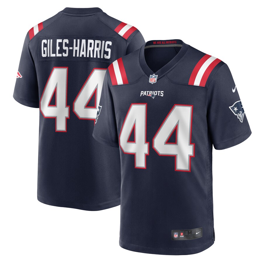 Men's New England Patriots Joe Giles-Harris Nike  Navy Team Game Jersey - Puhuasuan