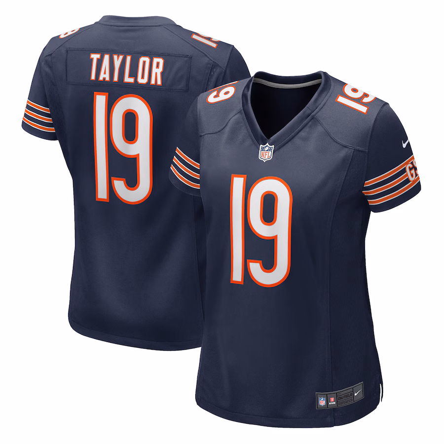 Women's Chicago Bears Tory Taylor Nike Navy Game Jersey - Puhuasuan