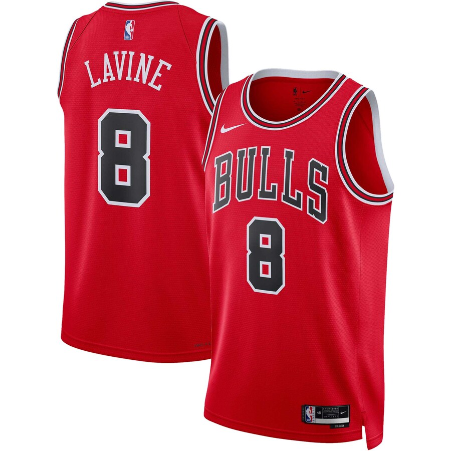 Unisex Chicago Bulls Zach LaVine Nike Red Swingman Jersey - Icon Edition - Puhuasuan