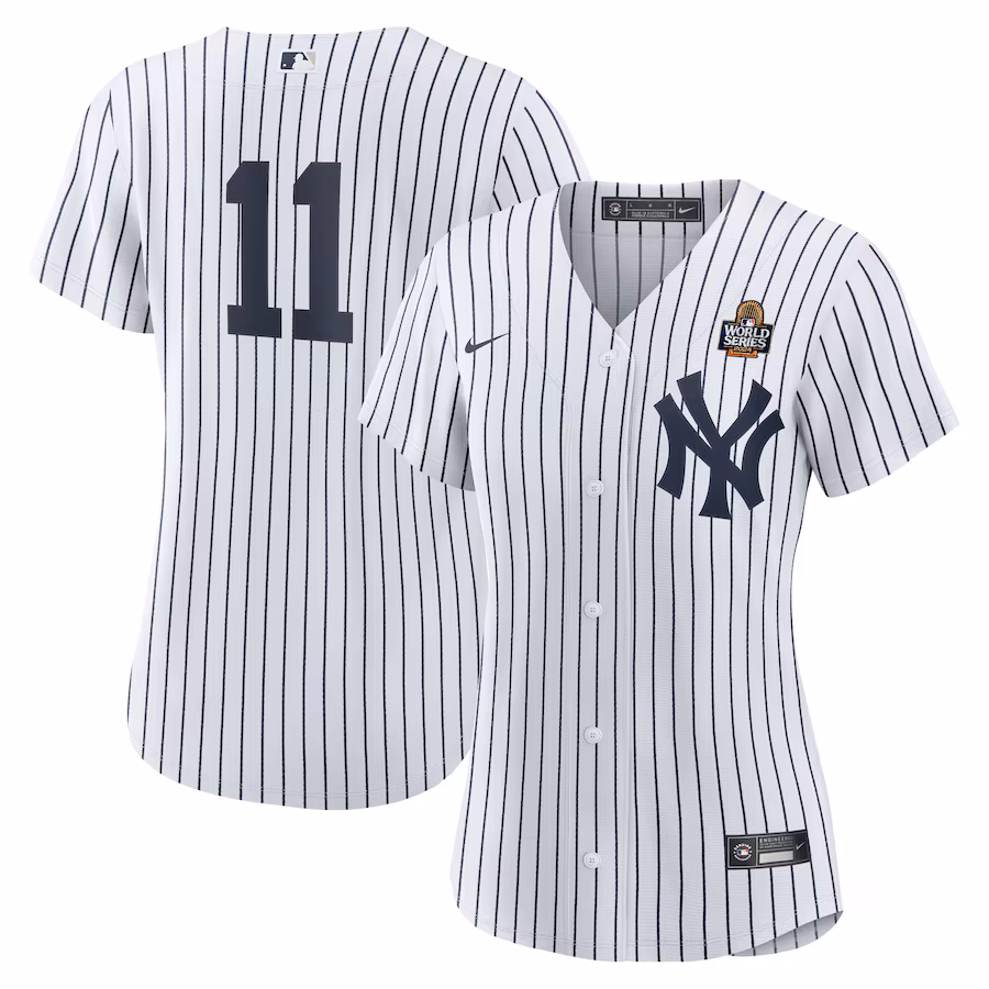 Women's New York Yankees Anthony Volpe Nike White 2024 World Series Home Replica Player Jersey - Puhuasuan