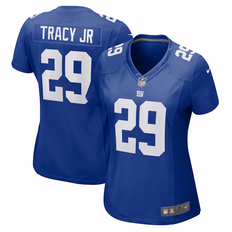 Women's New York Giants Tyrone Tracy Jr. Nike Royal Game Jersey - Puhuasuan