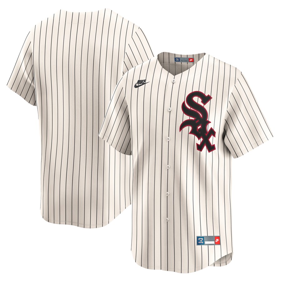 Men's Chicago White Sox Nike Cream Cooperstown Collection Limited Jersey - Puhuasuan