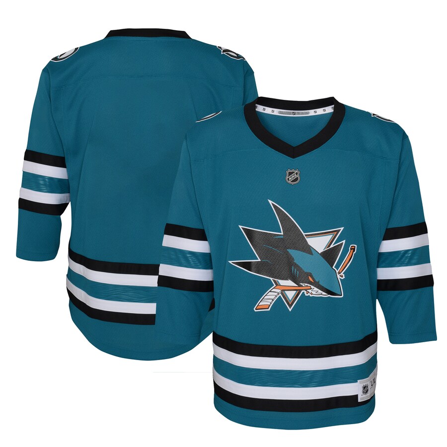 Youth San Jose Sharks Teal Replica Jersey - Puhuasuan