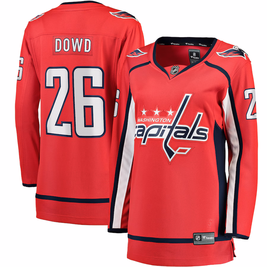 Women's Washington Capitals Nic Dowd Fanatics Red Home Breakaway Player Jersey - Puhuasuan