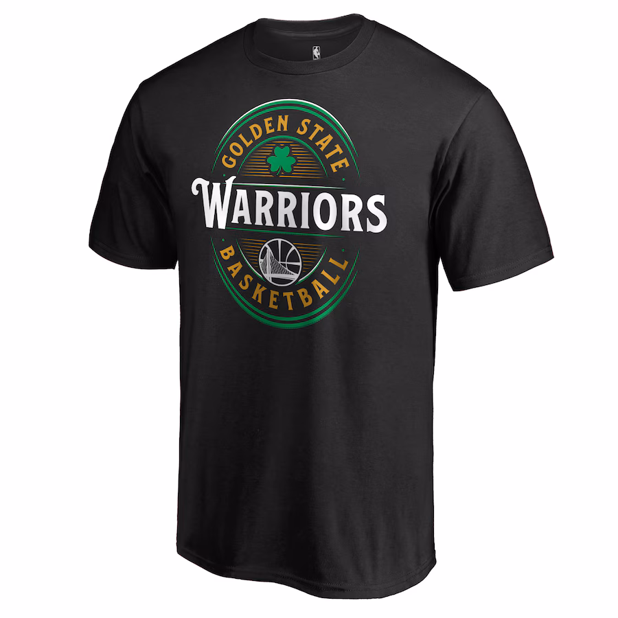 Men's Golden State Warriors Black Forever Lucky T-Shirt - Puhuasuan