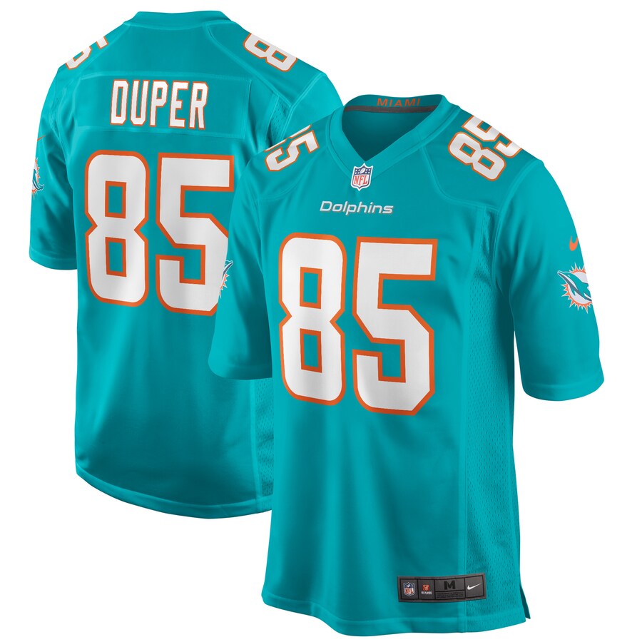 Men's Miami Dolphins Mark Duper Nike Aqua Game Retired Player Jersey - Puhuasuan