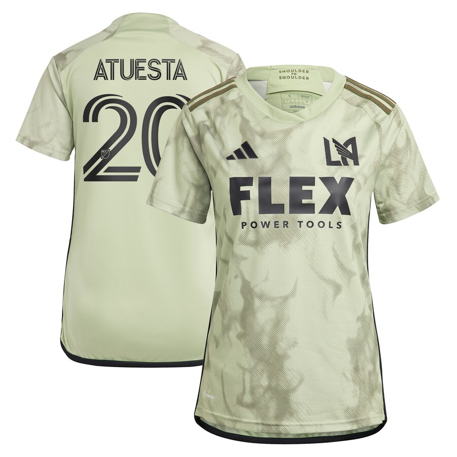 Women's LAFC Eduard Atuesta adidas Green 2024 Smokescreen Replica Player Jersey - Puhuasuan
