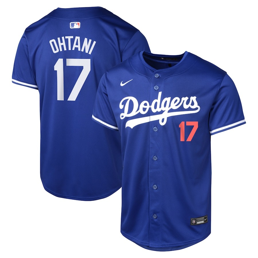 Men's Los Angeles Dodgers Shohei Ohtani Nike Royal 2024 World Series Champions Alternate Limited Player Jersey - Puhuasuan