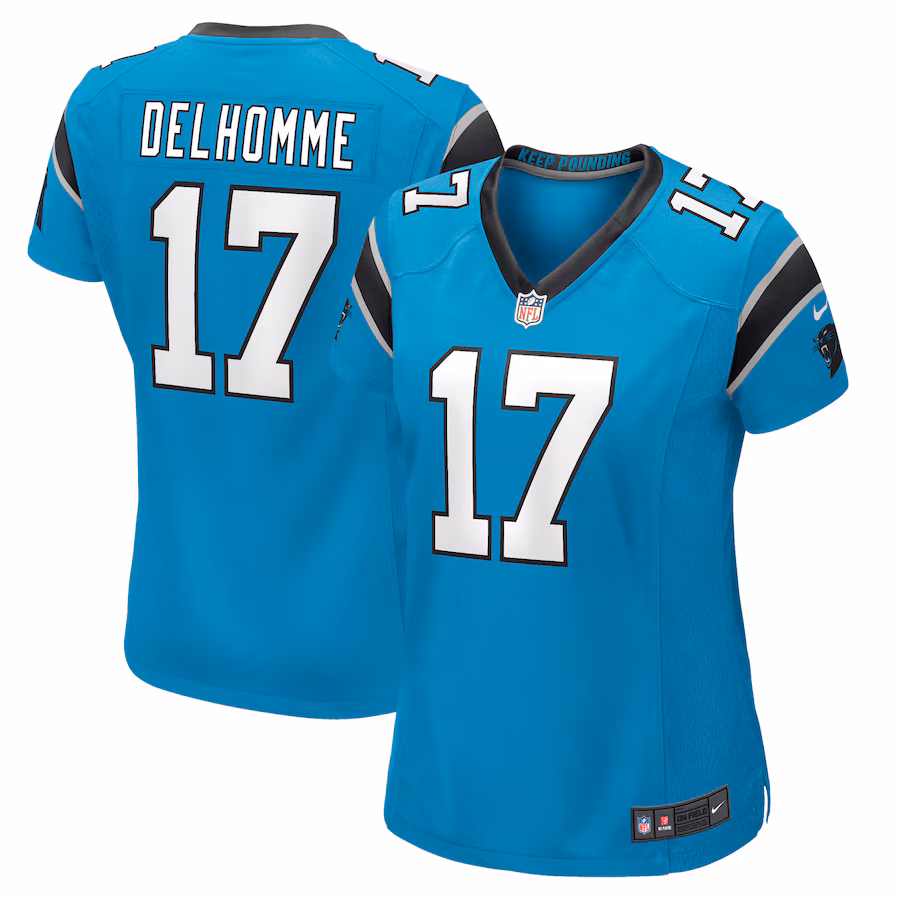 Women's Carolina Panthers Jake Delhomme Nike Blue Retired Player Jersey - Puhuasuan