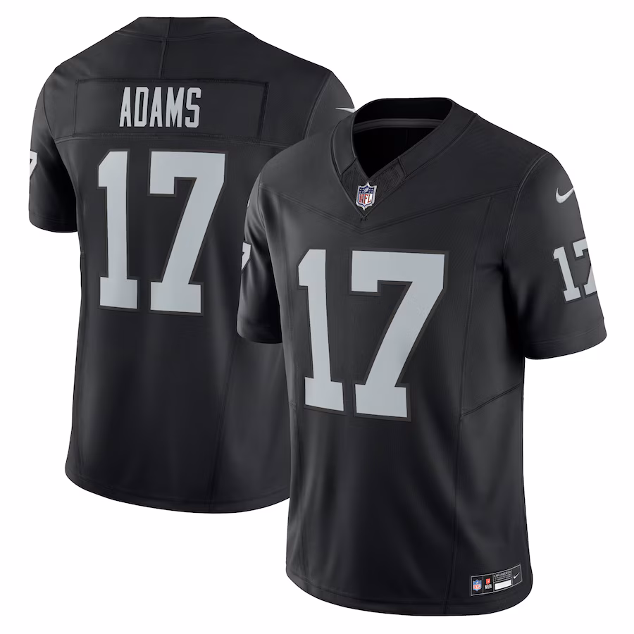 Men's Las Vegas Raiders Davante Adams Nike Black Vapor F.U.S.E. Limited Jersey - Puhuasuan