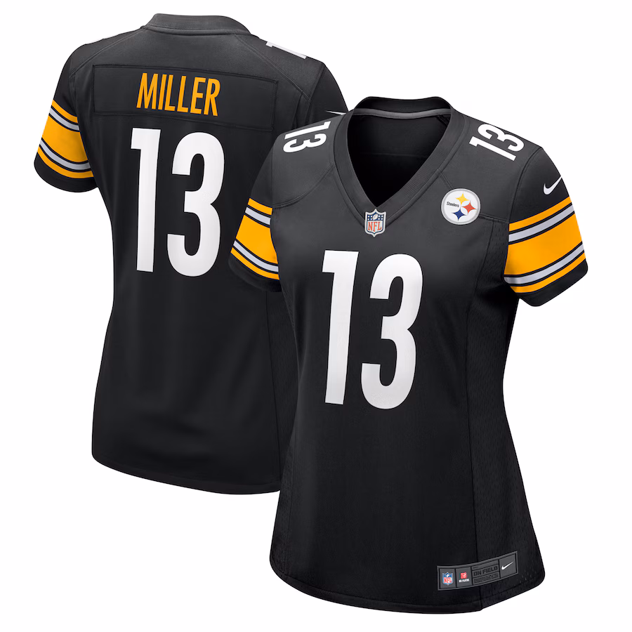 Women's Pittsburgh Steelers Scotty Miller Nike Black Game Jersey - Puhuasuan