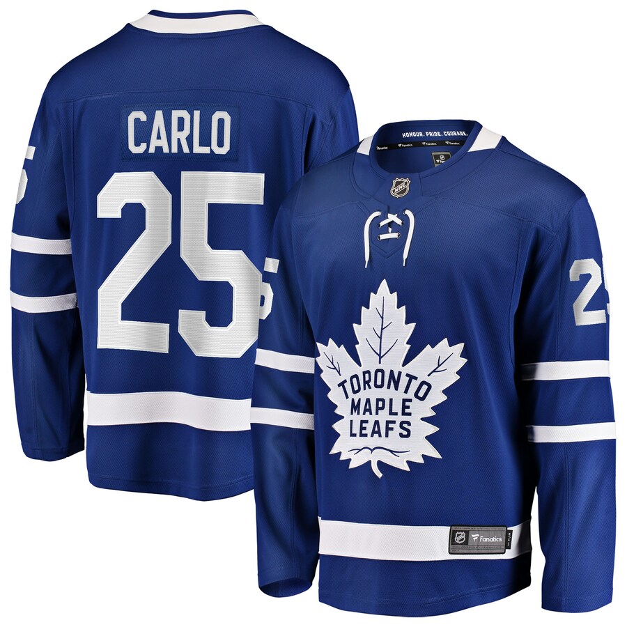 Men's Toronto Maple Leafs Brandon Carlo Fanatics Blue Home Breakaway Jersey - Puhuasuan