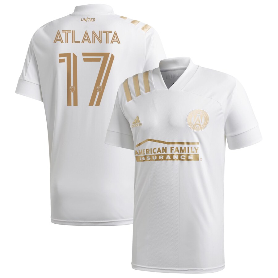 Men's Atlanta United FC adidas White 2020 King's Replica Jersey - Puhuasuan