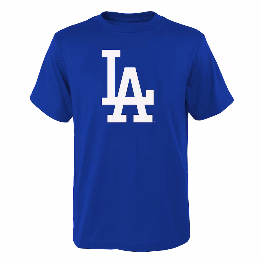 Youth Los Angeles Dodgers Royal Logo Primary Team T-Shirt - Puhuasuan
