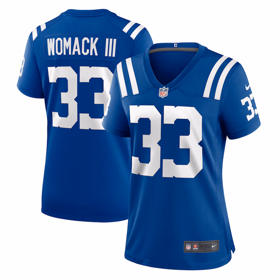 Women's Indianapolis Colts Samuel Womack III Nike Royal Game Jersey - Puhuasuan