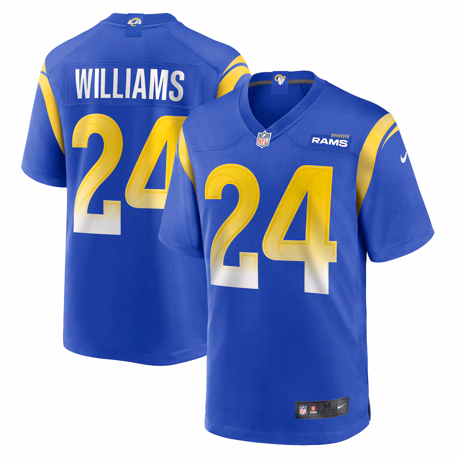 Men's Los Angeles Rams Darious Williams Nike  Royal Team Game Jersey - Puhuasuan