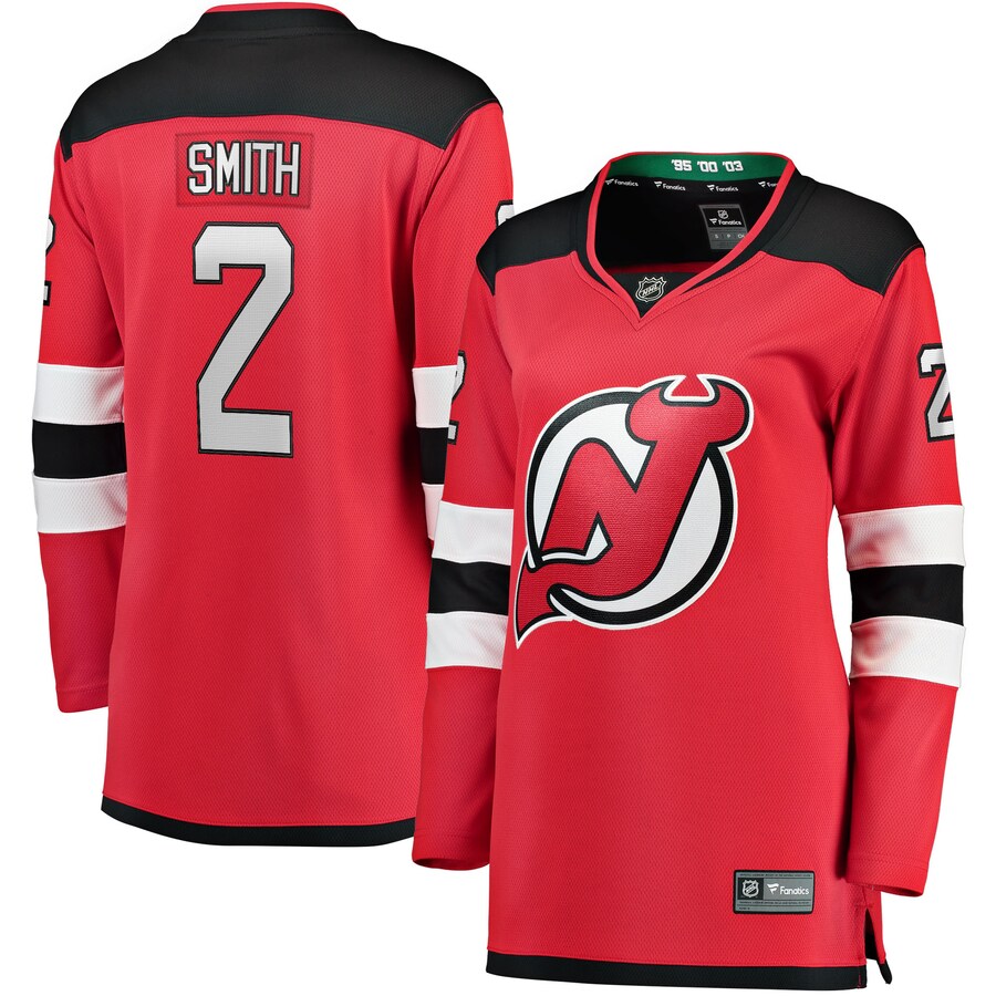 Women's New Jersey Devils Brendan Smith Fanatics Branded Red Home Breakaway Player Jersey - Puhuasuan