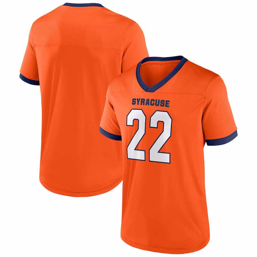 Men's Orange Syracuse Orange The Cut Football Jersey - Puhuasuan