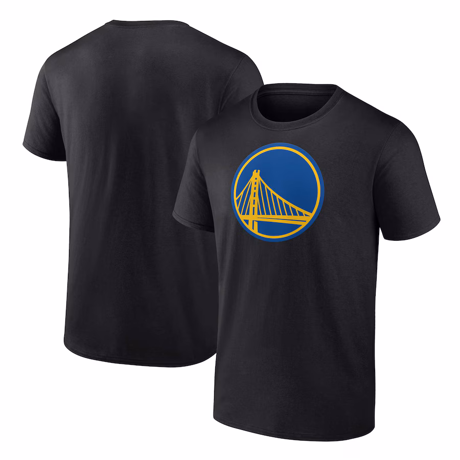 Men's Golden State Warriors Fanatics Black Primary Logo T-Shirt - Puhuasuan