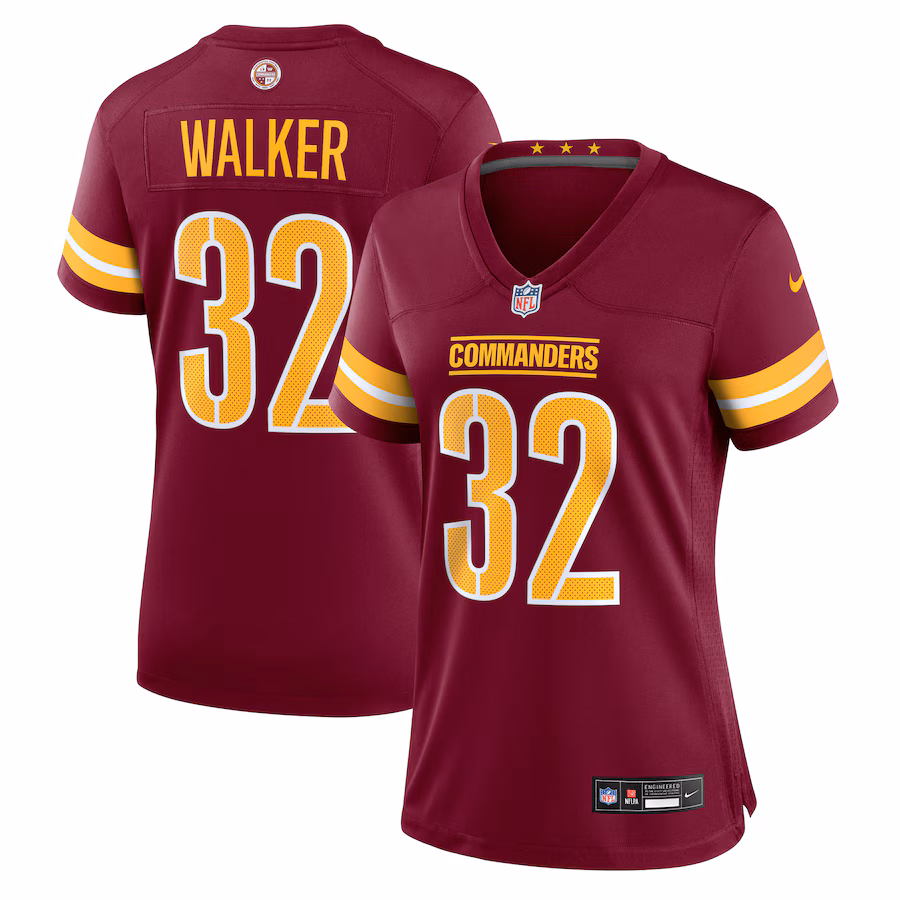 Women's Washington Commanders Mykal Walker Nike Burgundy Game Jersey - Puhuasuan