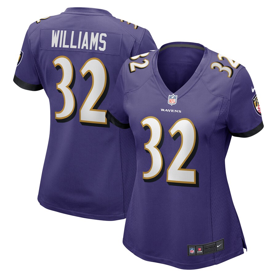 Women's Baltimore Ravens Marcus Williams Nike Purple Game Jersey - Puhuasuan