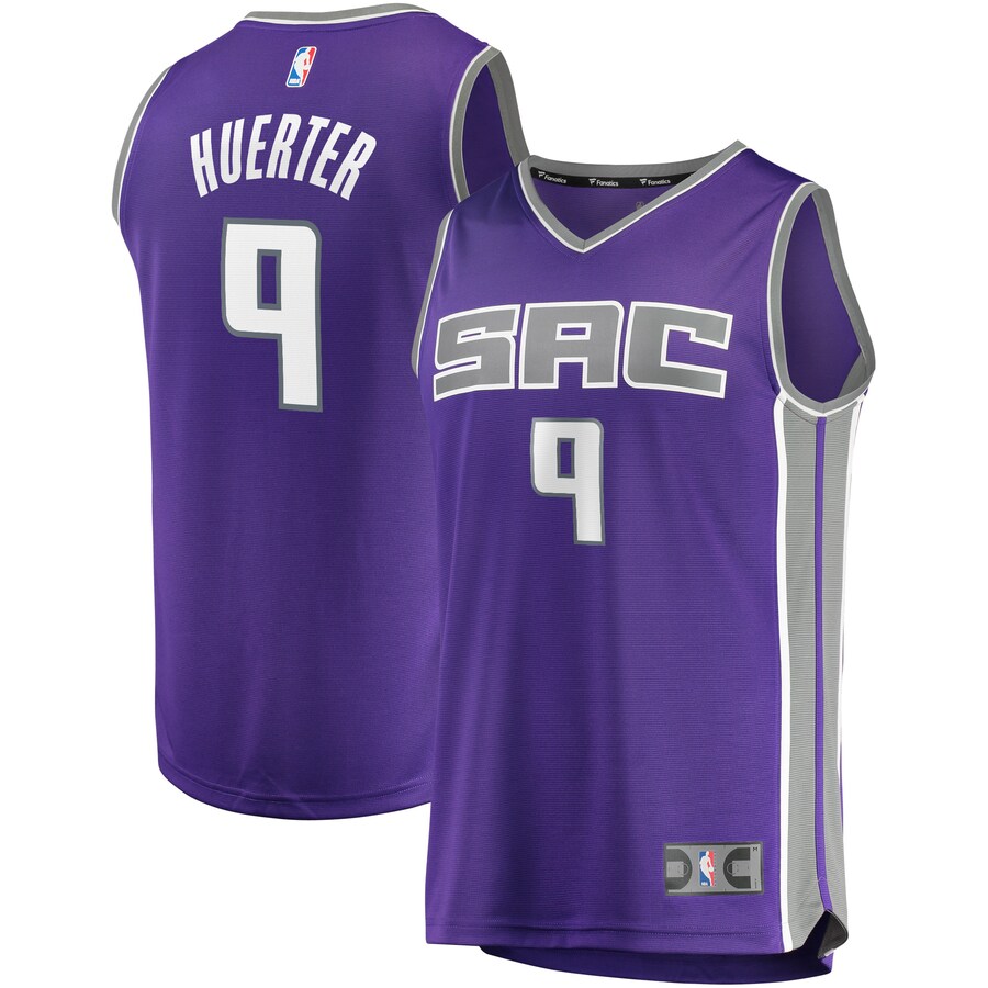 Men's Sacramento Kings Kevin Huerter Fanatics Purple Fast Break Replica Jersey - Icon Edition - Puhuasuan