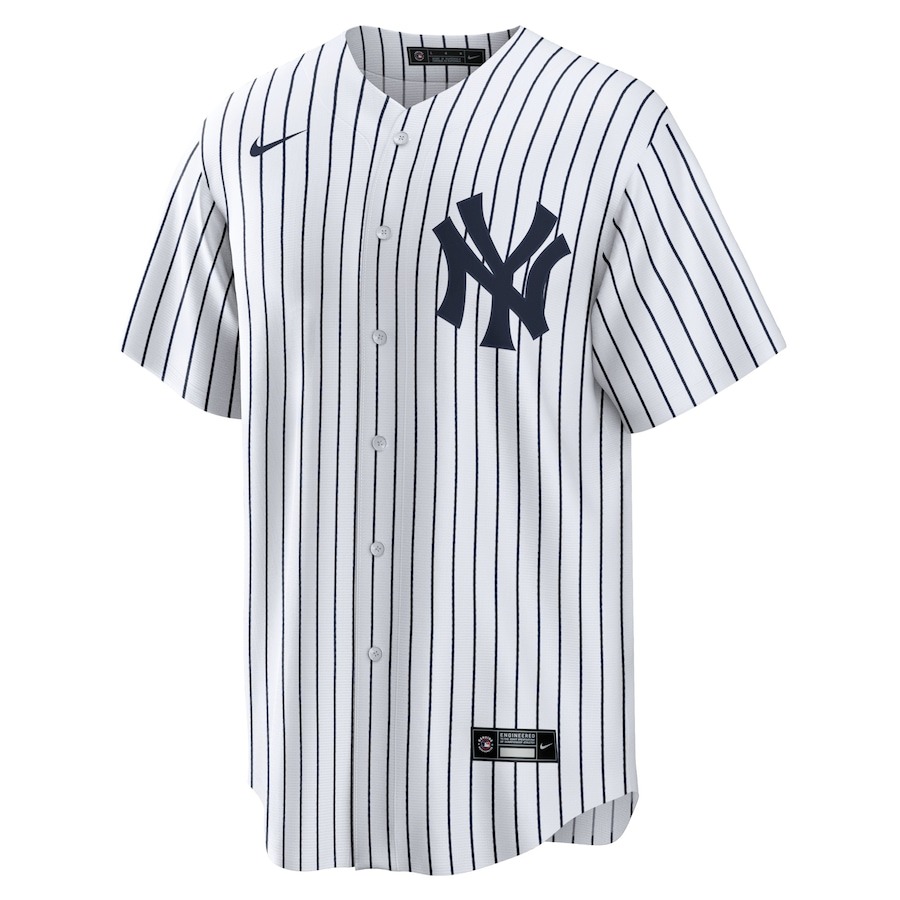 Men's New York Yankees Derek Jeter Nike White/Navy Replica Jersey - Puhuasuan