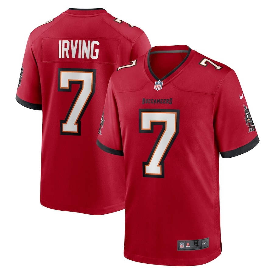 Men's Tampa Bay Buccaneers Bucky Irving Nike  Red  Game Jersey - Puhuasuan