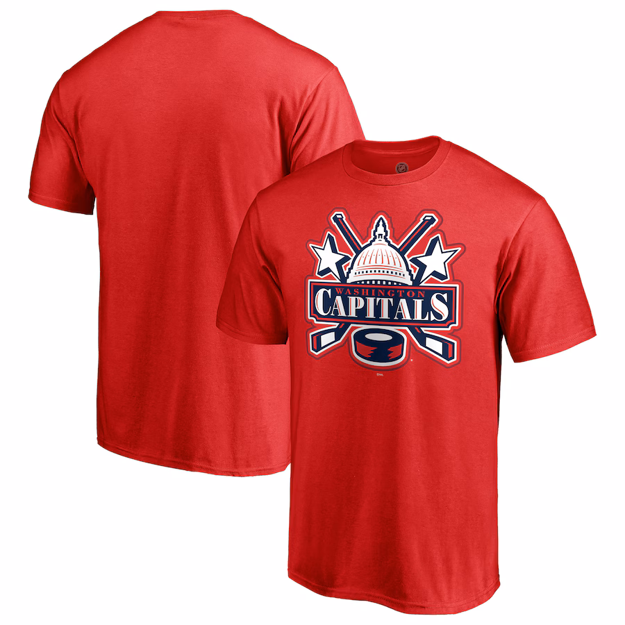 Men's Washington Capitals Red Special Edition Secondary Logo T-Shirt - Puhuasuan