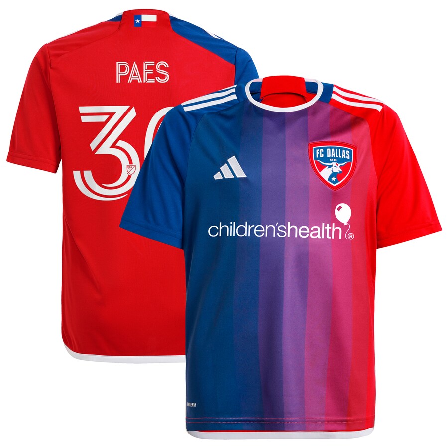 Youth FC Dallas Maarten Paes adidas Navy 2024 After Burner Replica Player Jersey - Puhuasuan