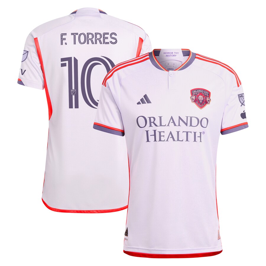 Men's Orlando City SC Facundo Torres adidas Purple 2024 Legacy Kit Authentic Player Jersey - Puhuasuan