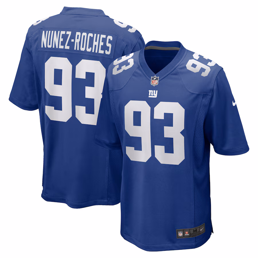 Men's New York Giants Rakeem Nunez-Roches Nike Royal Game Player Jersey - Puhuasuan