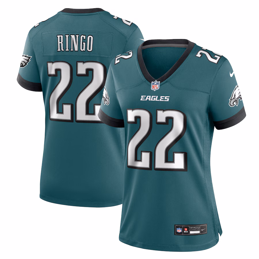 Women's Philadelphia Eagles Kelee Ringo Nike Midnight Green Team Game Jersey - Puhuasuan