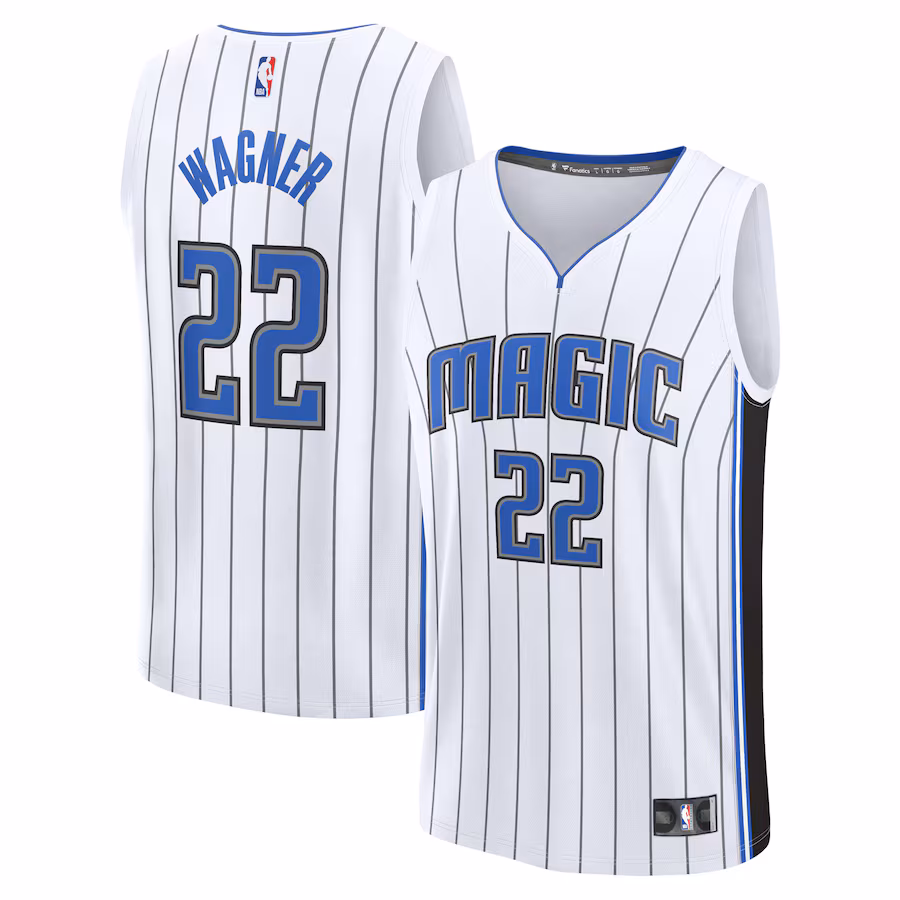 Youth Orlando Magic Franz Wagner Fanatics White Fast Break Replica Player Jersey - Association Edition - Puhuasuan