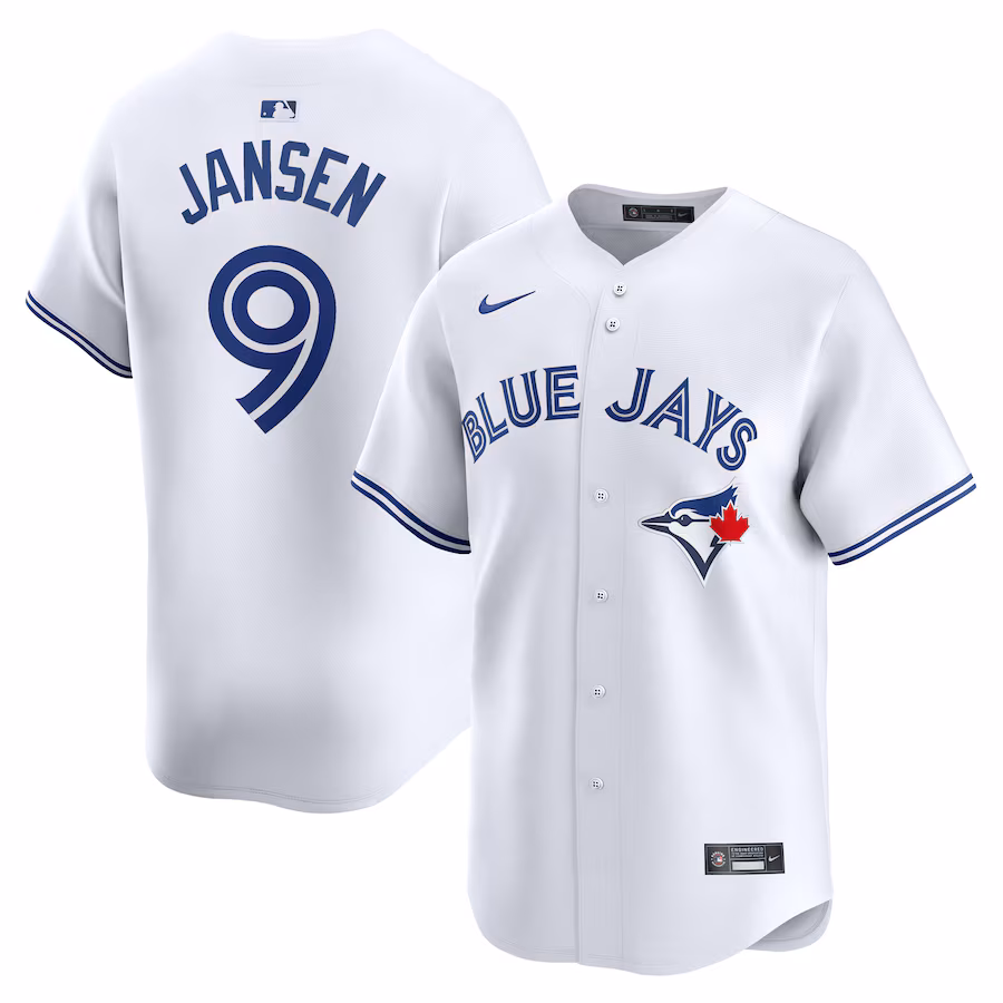 Men's Toronto Blue Jays Danny Jansen Nike White Home Limited Player Jersey - Puhuasuan