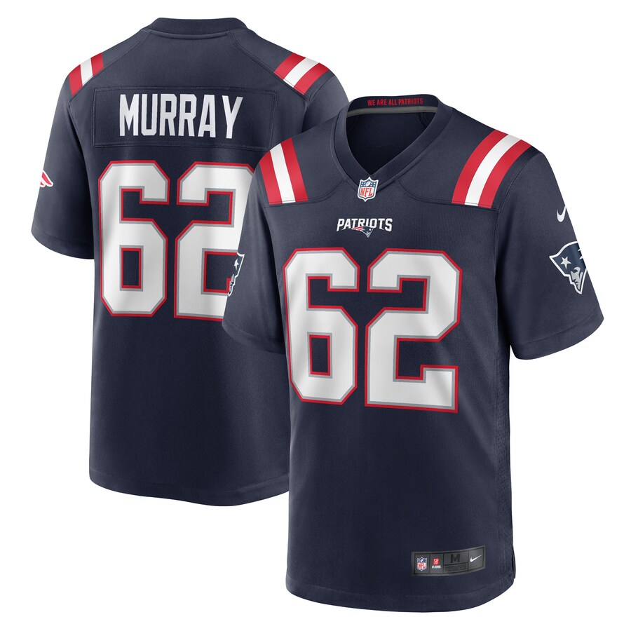 Men's New England Patriots Bill Murray Nike Navy Game Player Jersey - Puhuasuan