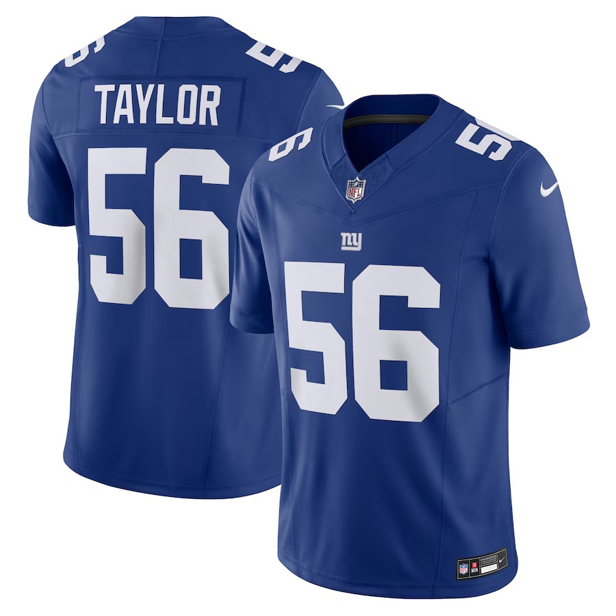 Men's New York Giants Lawrence Taylor Nike Royal Vapor F.U.S.E. Limited Jersey - Puhuasuan