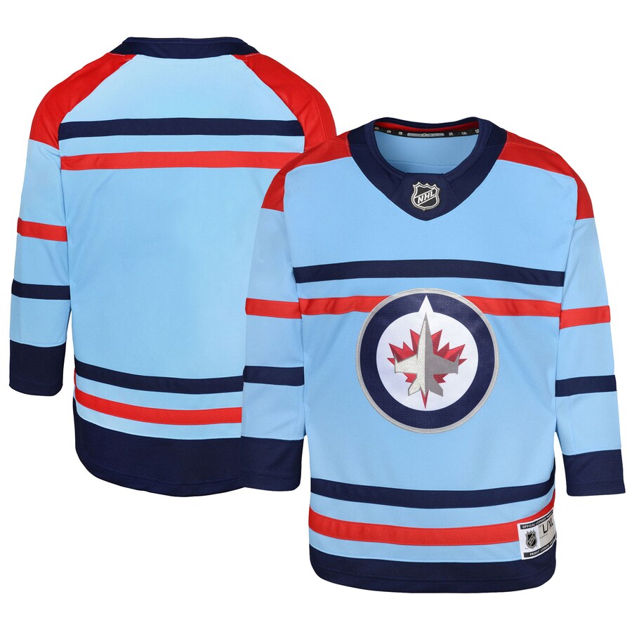 Youth Winnipeg Jets  Light Blue Anniversary Premier Jersey - Puhuasuan