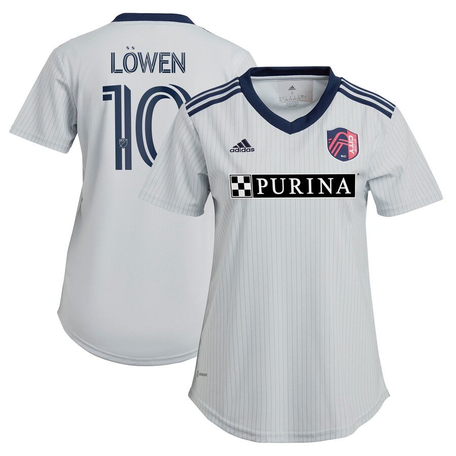 Women's St. Louis City SC Eduard L?wen adidas Gray 2023 The Spirit Kit Replica Jersey - Puhuasuan