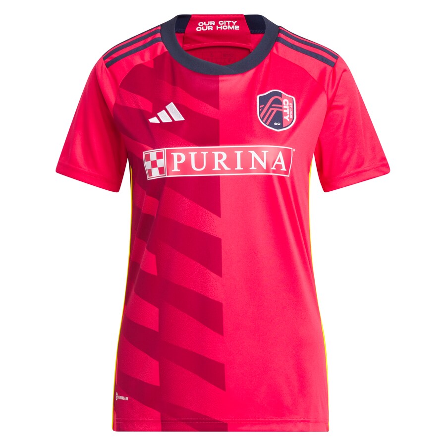 Women's St. Louis City SC Aziel Jackson adidas Red 2024 The Spirit Kit Replica Player Jersey - Puhuasuan