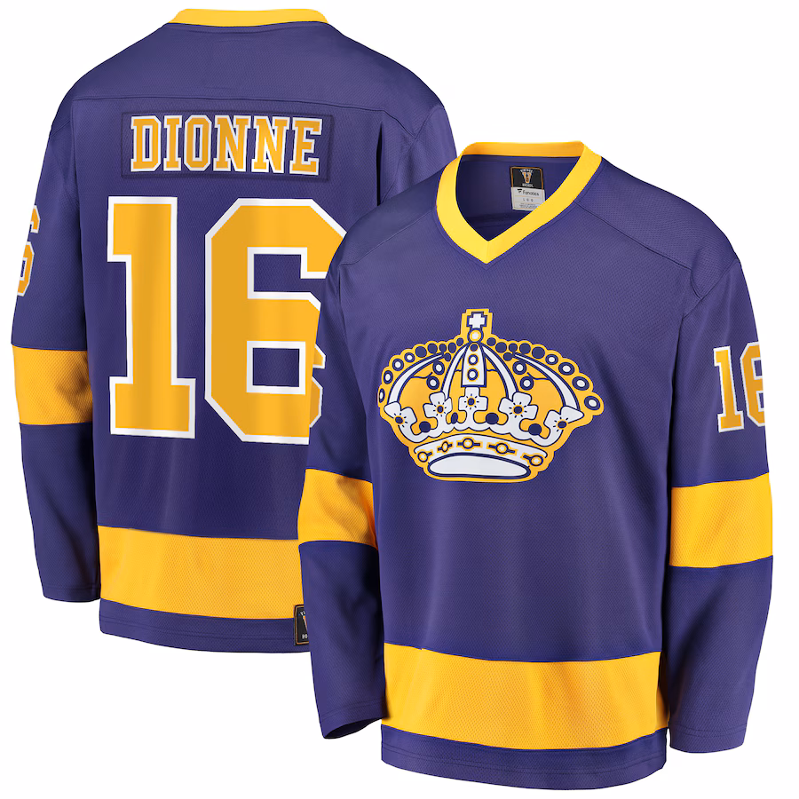 Men's Los Angeles Kings Marcel Dionne Fanatics Purple Premier Breakaway Retired Player Jersey - Puhuasuan