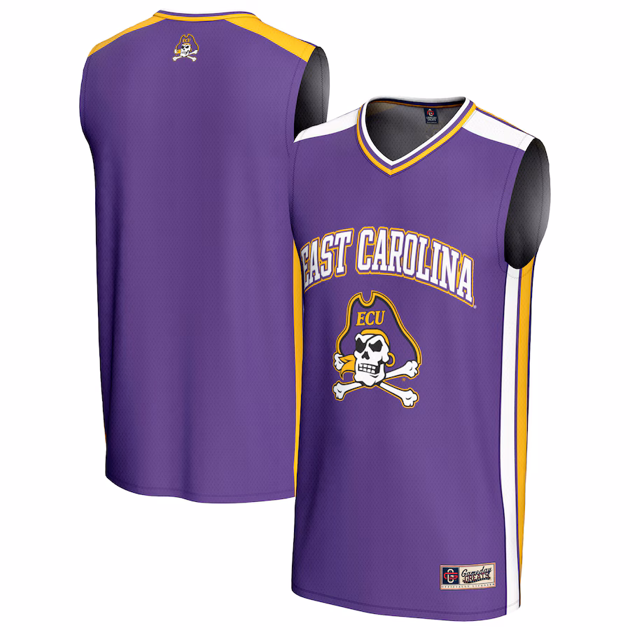 Youth GameDay Greats  Purple ECU Pirates Basketball Jersey - Puhuasuan