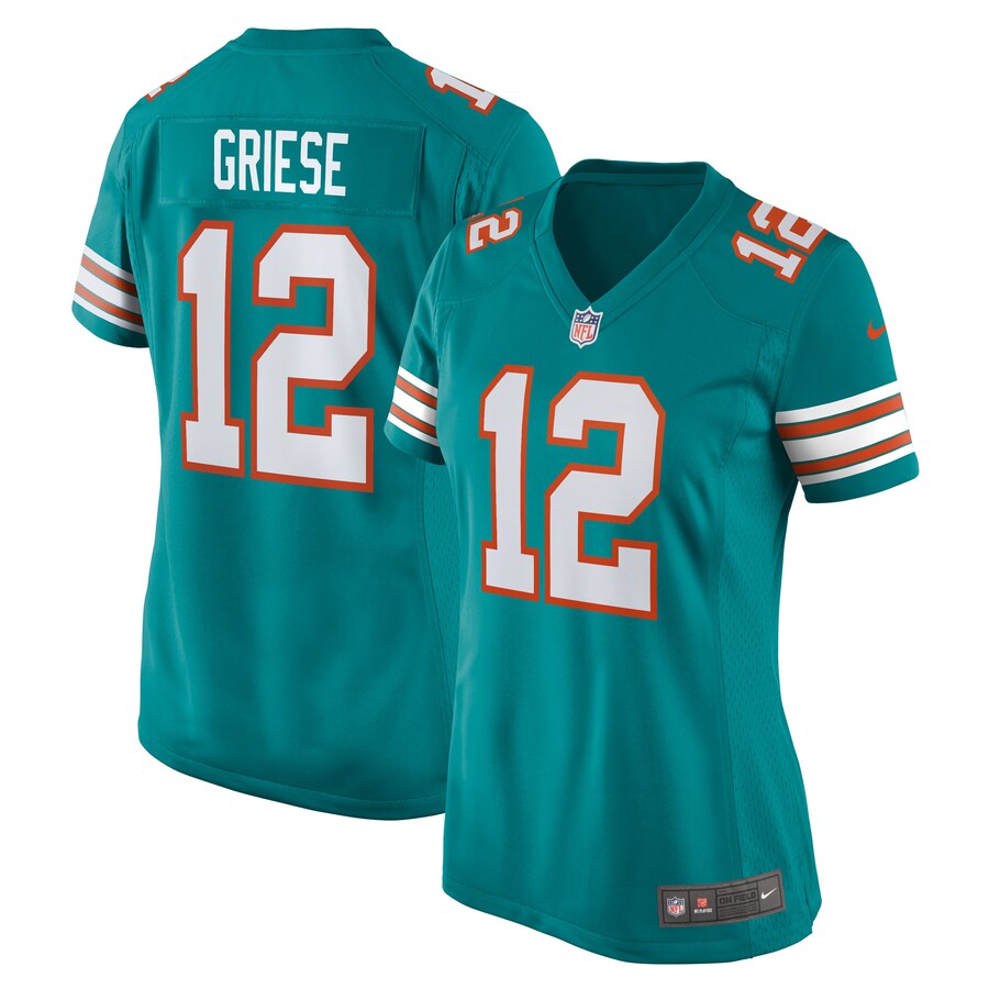 Women's Miami Dolphins Bob Griese Nike Aqua Retired Player Jersey - Puhuasuan