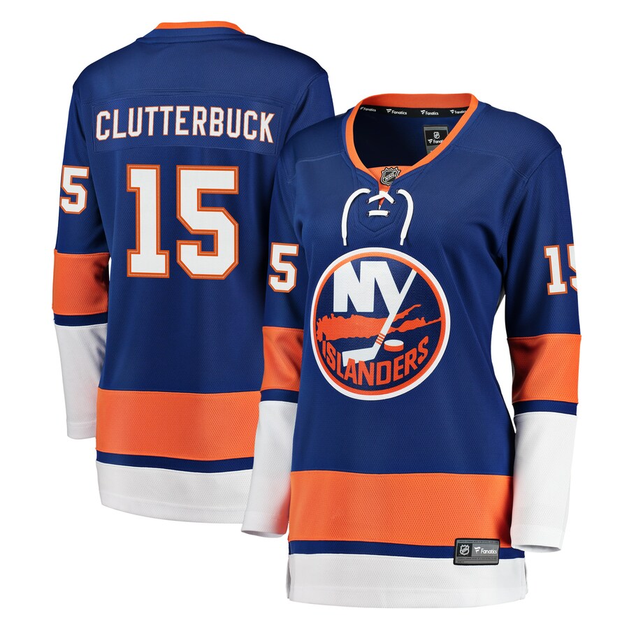 Women's New York Islanders Cal Clutterbuck Fanatics Branded Royal Breakaway Player Jersey - Puhuasuan