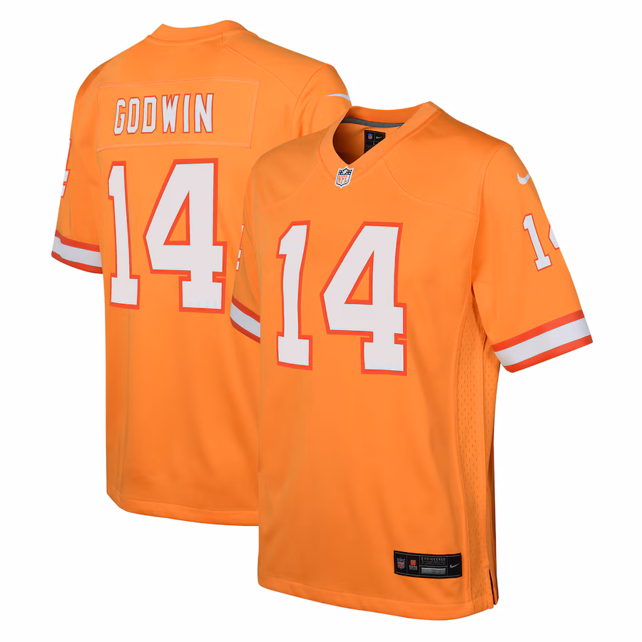 Youth Tampa Bay Buccaneers Chris Godwin Nike Orange Game Jersey - Puhuasuan