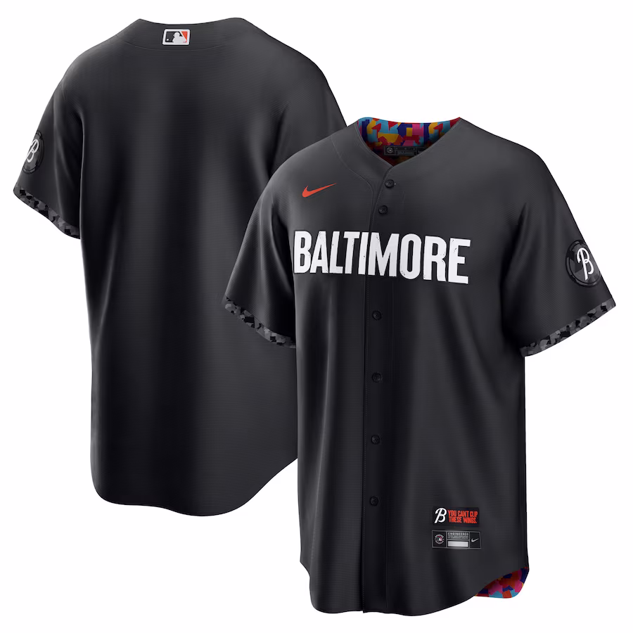 Men's Baltimore Orioles  Nike Black City Connect Replica Jersey - Puhuasuan