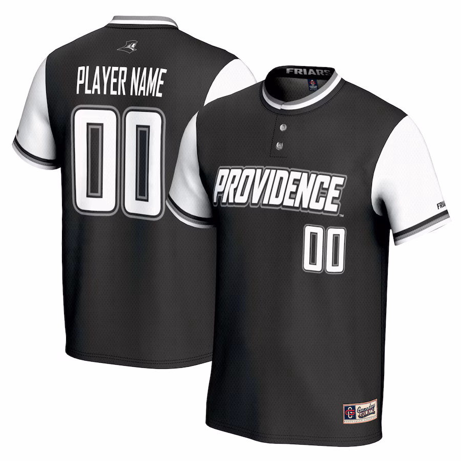 Providence Friars GameDay Greats Unisex NIL Pick-A-Player Softball Lightweight Jersey - Black - Puhuasuan