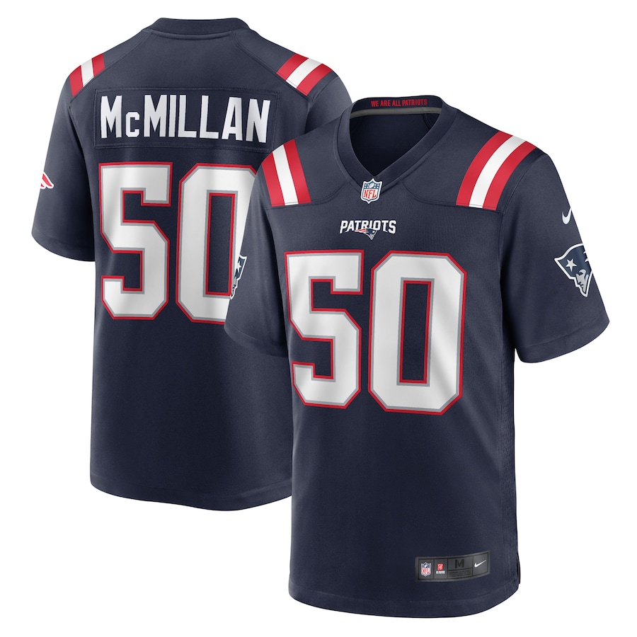 Men's New England Patriots Raekwon McMillan Nike Navy Home Game Player Jersey - Puhuasuan